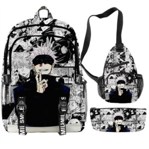 Sac + Sacoche + Trousse Jujutsu Kaisen