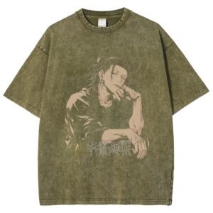  T-shirt Dore Respzeris Washed Suguru Geto L'Antichampion