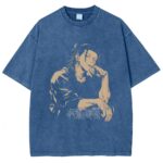  T-shirt Blue vif Respzeris Washed Suguru Geto L'Antichampion