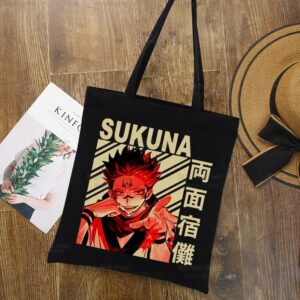 Sac à Main Noir Jujutsu Kaisen Ryomen 