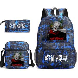 Cartable 3 pièces de Jujutsu Kaisen Yuji Itadori