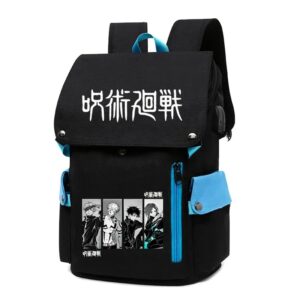 Cartable de Jujutsu Kaisen Noir et Bleu