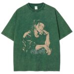  T-shirt Vert Respzeris Washed Suguru Geto L'Antichampion