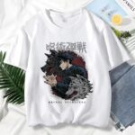 T-shirt à Manches Courtes Blanc pour Homme Satoru Gojo L'Ombre Blanche